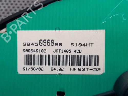Instrument cluster PEUGEOT 206 Hatchback (2A/C) 1.4 HDi eco 70 | BP3520471C47 
