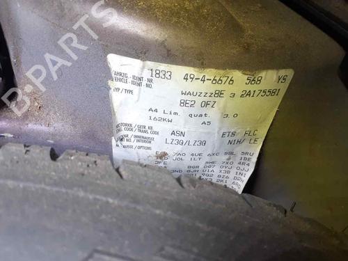 Gearbox AUDI A4 B6 (8E2) 3.0 quattro | BP23096118M3 