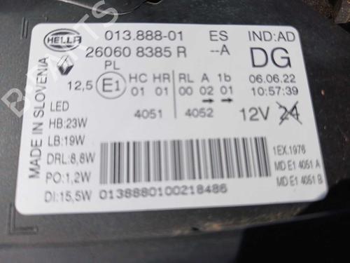 Left headlight RENAULT KADJAR (HA_, HL_) 1.3 TCe 140 (HLNB, HLN1) | BP37997042C28 - Image 6