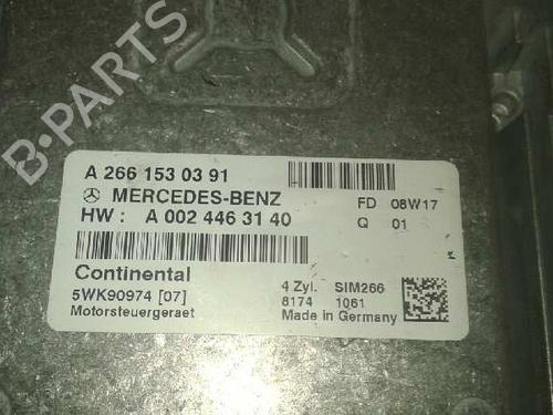 Engine control unit (ECU) MERCEDES-BENZ A-CLASS (W169) A 160 (169.031, 169.331) | BP166027M57 