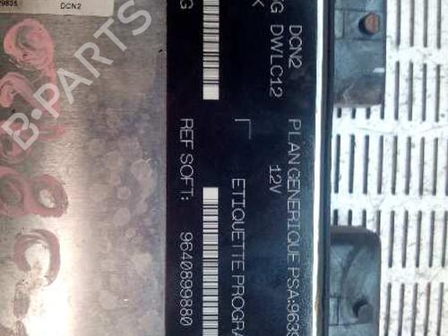 Engine control unit (ECU) PEUGEOT 206 Hatchback (2A/C) 1.9 D | BP185386M57 