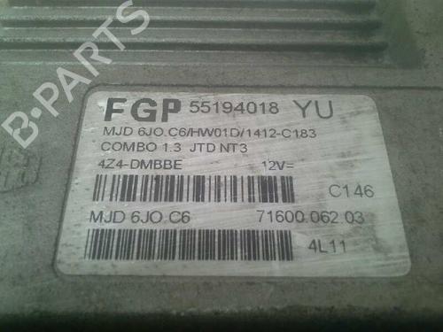 Engine control unit (ECU) OPEL COMBO Box Body/MPV 1.3 CDTI 16V | BP165970M57 
