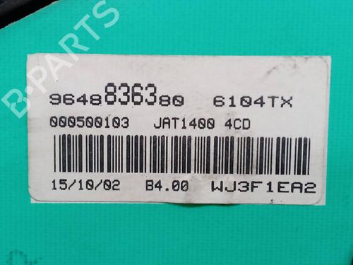 Instrument cluster PEUGEOT 206 Hatchback (2A/C) 1.4 HDi eco 70 | BP9857850C47 