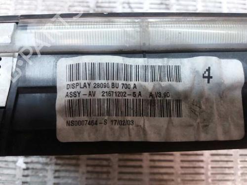 Display monitor NISSAN ALMERA II Hatchback (N16) 1.5 dCi | BP6616111C48 - Image 2