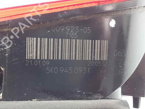 Left tailgate light VW GOLF VI (5K1)  | BP24547407C79 