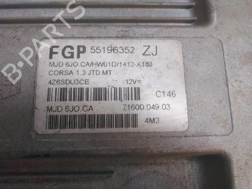 Engine control unit (ECU) OPEL CORSA C (X01) 1.3 CDTI (F08, F68) | BP2128217M57 