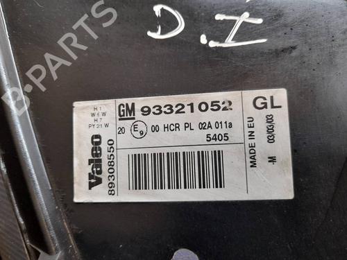 Left headlight OPEL MERIVA A MPV (X03) 1.6 16V (E75) | BP7196459C28 