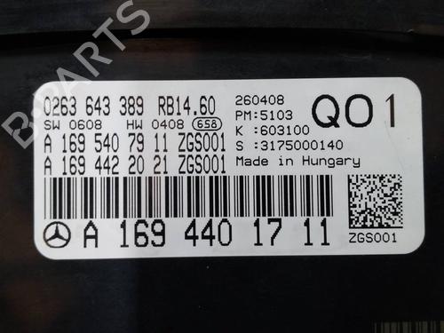 Cockpit MERCEDES-BENZ A-CLASS (W169) A 160 (169.031, 169.331) | BP4414095C47 