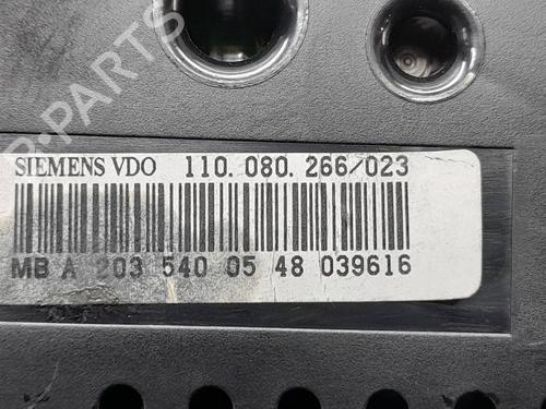 Instrument cluster MERCEDES-BENZ C-CLASS Coupe (CL203) C 180 Kompressor (203.746) | BP4431937C47 