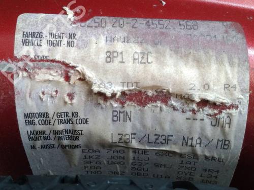 Alternator AUDI A3 Sportback (8PA) 2.0 TDI | BP15124626M7 