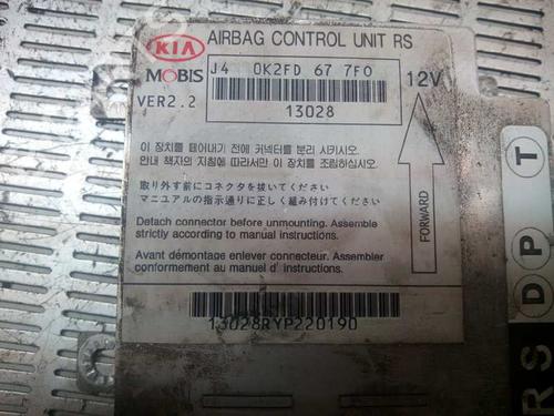 Airbag Kit KIA CARENS II MPV (FJ) 2.0 CRDi | BP592927C86 