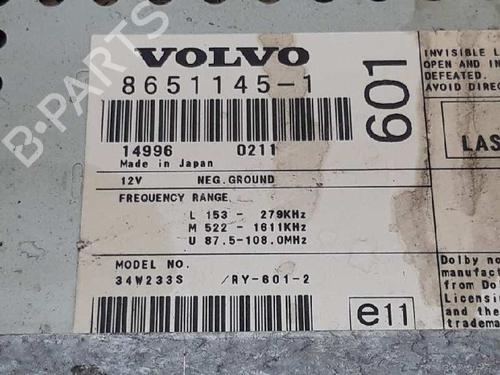 Radio VOLVO S80 I (184) D5 | BP3031411E6 