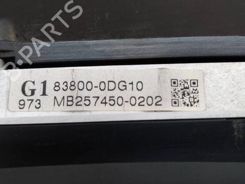 Instrument cluster TOYOTA YARIS (_P9_) 1.33 VVT-i (NSP90_, NSP90R) | BP4597413C47 
