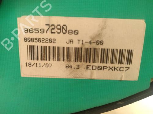 Instrument cluster PEUGEOT 206 Hatchback (2A/C) 1.4 HDi eco 70 | BP13542695C47 