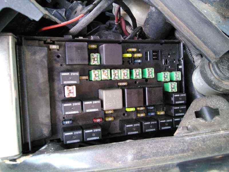Fuse Box Chrysler Voyager Iv Rg Rs 2 5 Crd B Parts