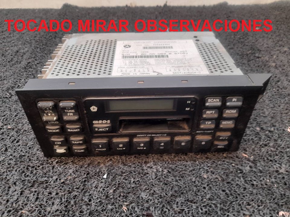 Radio JEEP CHEROKEE (XJ) 2.5 TD 4x4 4425514 BParts