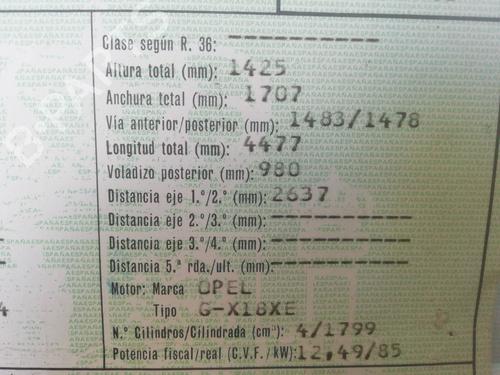Right front seat OPEL VECTRA B (J96)  | BP15996506C16 