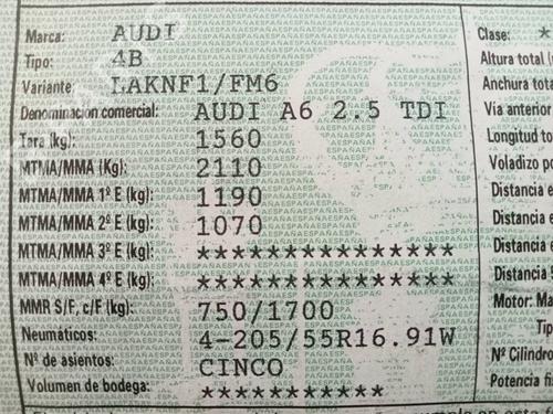 Left taillight AUDI A6 C5 (4B2) 2.5 TDI | BP18241984C34 