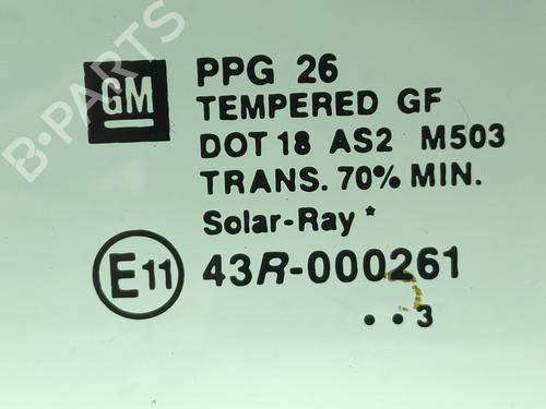Panel rute bak høyre OPEL MERIVA A MPV (X03)  | BP15935159C92 