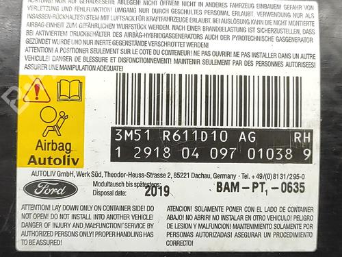 Right seat airbag FORD FOCUS C-MAX (DM2) 1.6 TDCi | BP29309503C14 