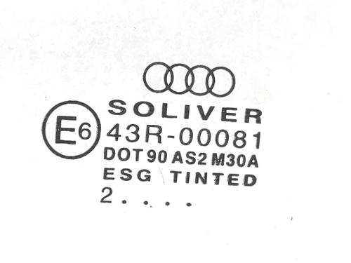 Rear right door window AUDI A4 B6 Avant (8E5) 2.4 | BP30135752C21