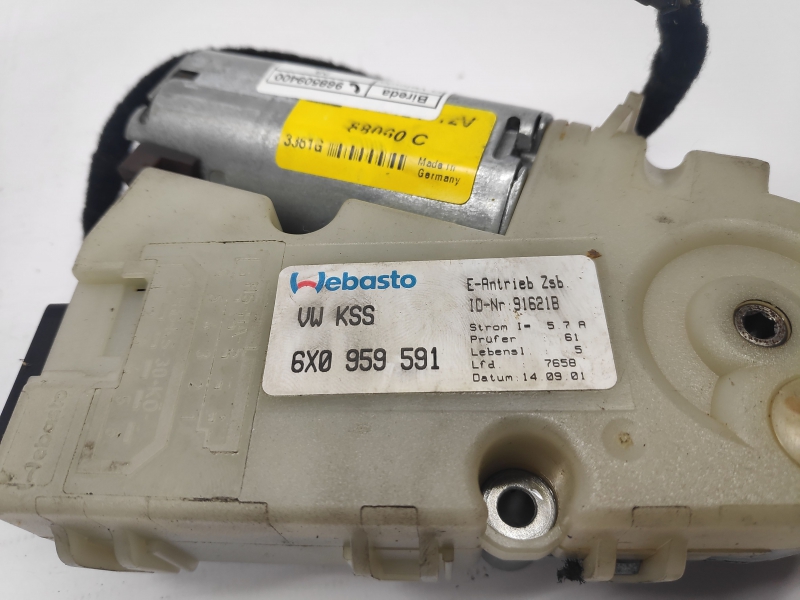 Sunroof engine SKODA FABIA I (6Y2) 4946074 | B-Parts 