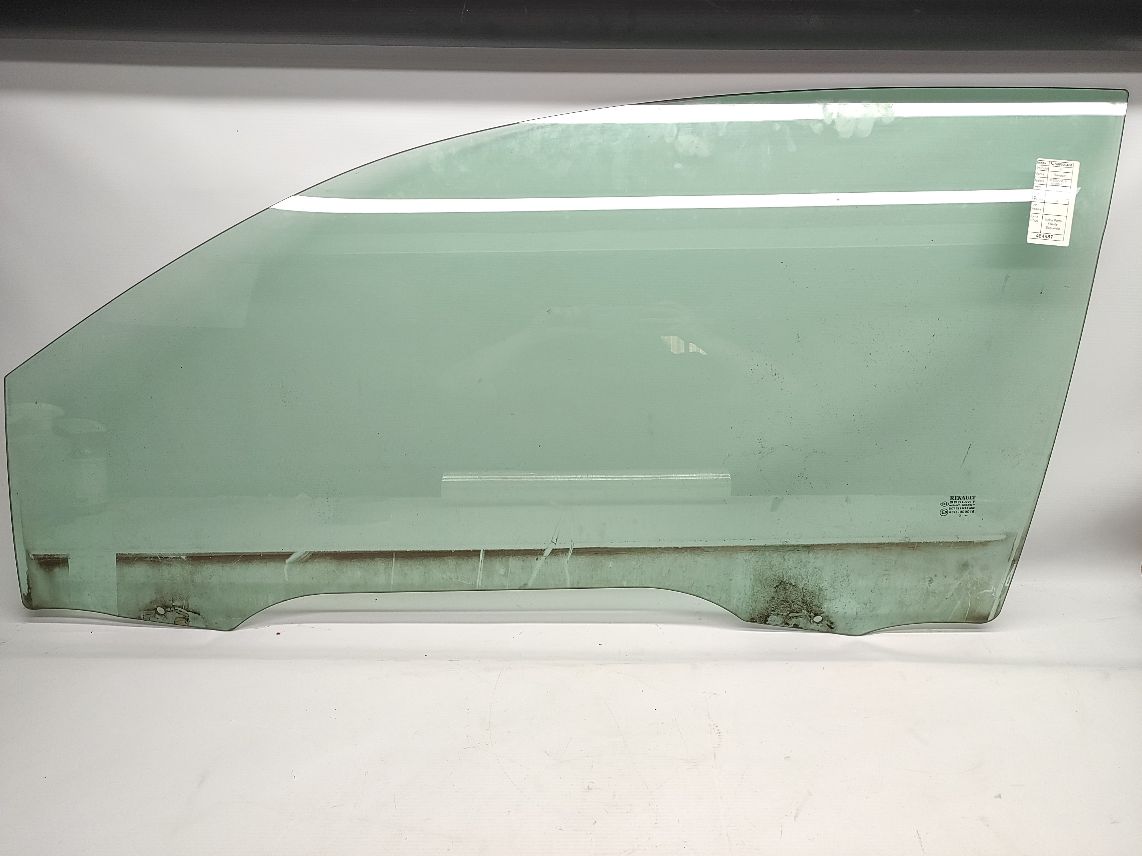 Front left door window RENAULT MEGANE II (BM0/1_, CM0/1_) 15483408 