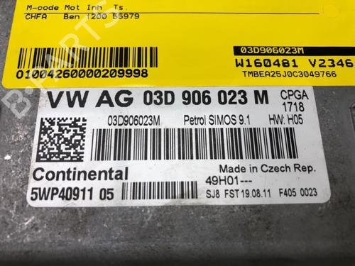 Engine control unit (ECU) SKODA FABIA II (542) 1.2 | BP12578866M57 