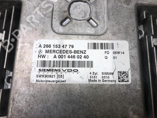Engine control unit (ECU) MERCEDES-BENZ A-CLASS (W169) A 170 (169.032, 169.332) | BP12578925M57 