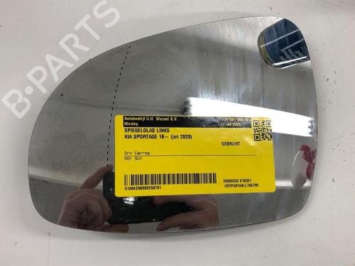 Used Left mirror glass KIA SPORTAGE IV (QL, QLE) 2.0 CRDi AWD (185 hp) 29761483