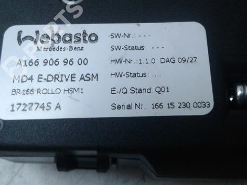 Sunroof engine MERCEDES-BENZ GLE (W166) 500 4-matic (166.073) | BP7848699M60 