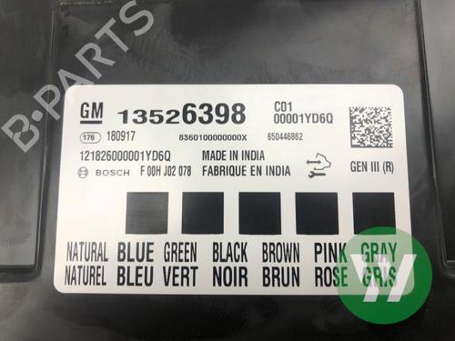Electronic module OPEL ASTRA K (B16) 1.4 Turbo (68) | BP31722777M83 - Image 3