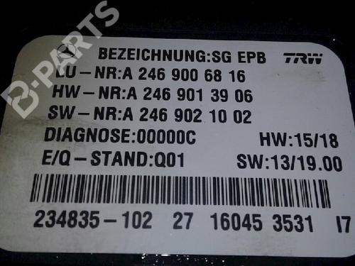 Control unit MERCEDES-BENZ CLA Shooting Brake (X117) CLA 200 CDI / d (117.908) | BP4841824M11 