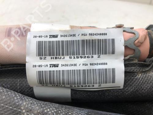 Used Left curtain airbag OPEL GRANDLAND / GRANDLAND X (A18, P1UO) 1.2 (75) (131 hp) 17762526