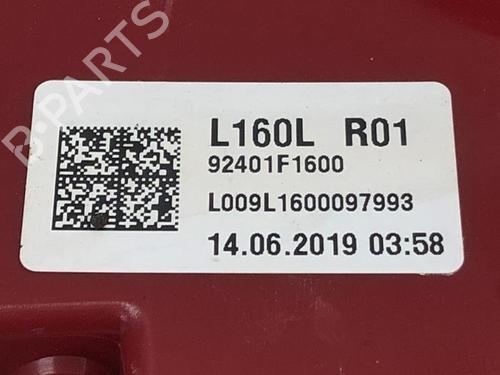 Left taillight KIA SPORTAGE IV (QL, QLE) 1.6 CRDi | BP29808790C34