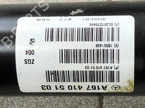 Driveshaft MERCEDES-BENZ GLE (V167) GLE 350 e 4-matic (167.154) | BP25150973M37 