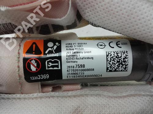 Right curtain airbag OPEL ASTRA K (B16) 1.4 Turbo (68) | BP9101883C12 