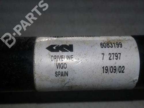 Left front driveshaft OPEL CORSA E (X15) 1.4 (08, 68) | BP9997896M38 