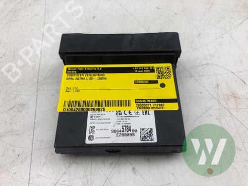 Used Lights ECU Lights ECU OPEL ASTRA L Sports Tourer (OV5) 1.2 (FRHNSL, FRHNSR) (131 hp) 39914695 39914695
