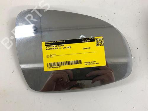 Used Right mirror glass KIA SPORTAGE IV (QL, QLE) 2.0 CRDi AWD (185 hp) 29833172