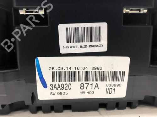 Multifunctionele display VW PASSAT B7 Variant (365) 1.6 TDI | BP30529578C48