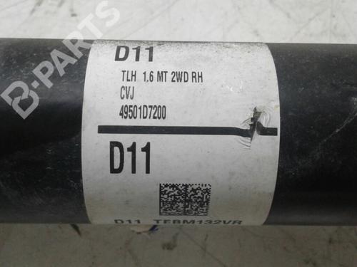 Right front driveshaft KIA SPORTAGE IV (QL, QLE) 1.6 GDI | BP9526603M39 