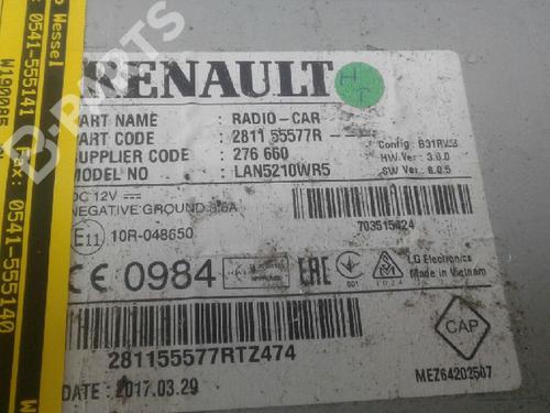 Radio RENAULT CLIO IV Grandtour (KH_) 1.2 16V | BP4779625E6 