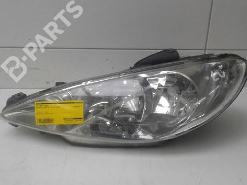 Venstre forlygte PEUGEOT 206 CC (2D) 2.0 S16 (136 hp) 8675631
