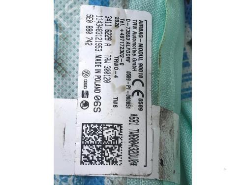 Right curtain airbag SKODA OCTAVIA III Combi (5E5, 5E6) 1.0 TSI | BP19477244C12 