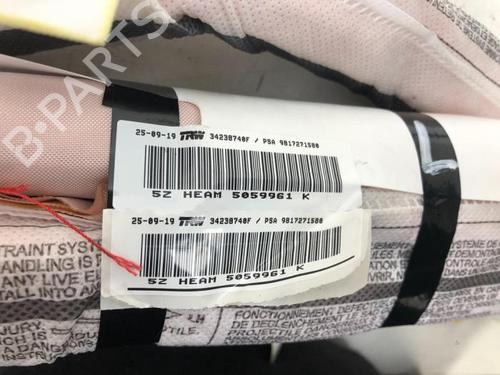 Left curtain airbag OPEL COMBO E Tour / Life (K9) 1.5 | BP14577356C11 