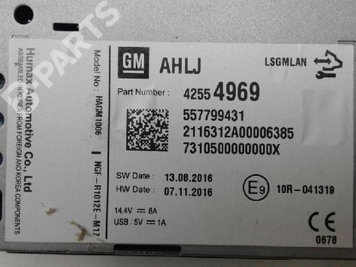 Radio OPEL KARL (C16) 1.0 | BP7068557E6 