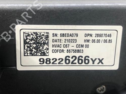 Climate control OPEL CROSSLAND X / CROSSLAND (P17, P2QO) 1.2 (75) | BP19300939I5 