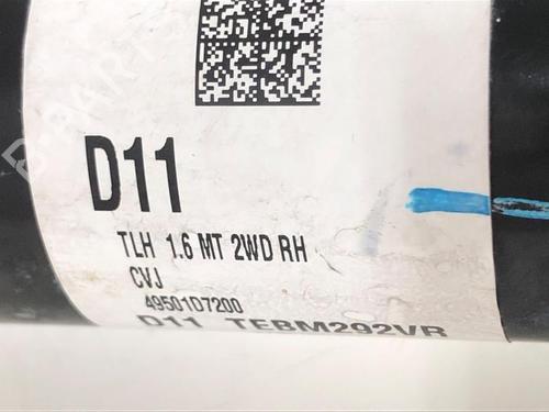 Right front driveshaft KIA SPORTAGE IV (QL, QLE) 1.6 GDI | BP29848724M39 