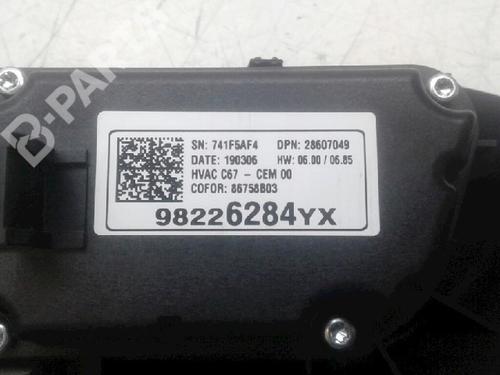 Climate control OPEL CROSSLAND X / CROSSLAND (P17, P2QO) 1.6 Turbo D (75) | BP7795934I5 